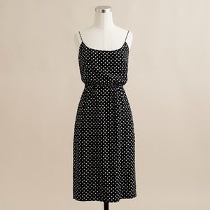 J. Crew Blouson Dress Polka Dot Size 2